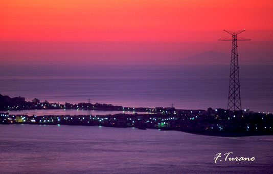 Panorama dello Stretto di Messina, Torre Faro
